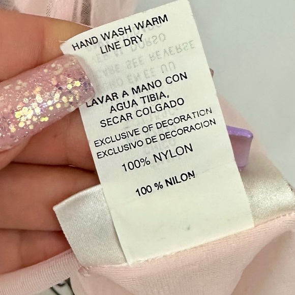 Vintage Delicates pink sheer babydoll size S - Picture 8 of 8